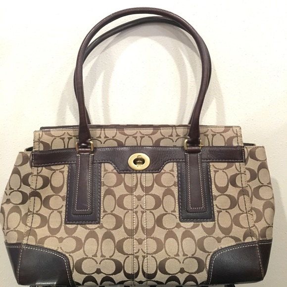 Coach | Bags | Coach Signature Canvas Tote | Poshmark